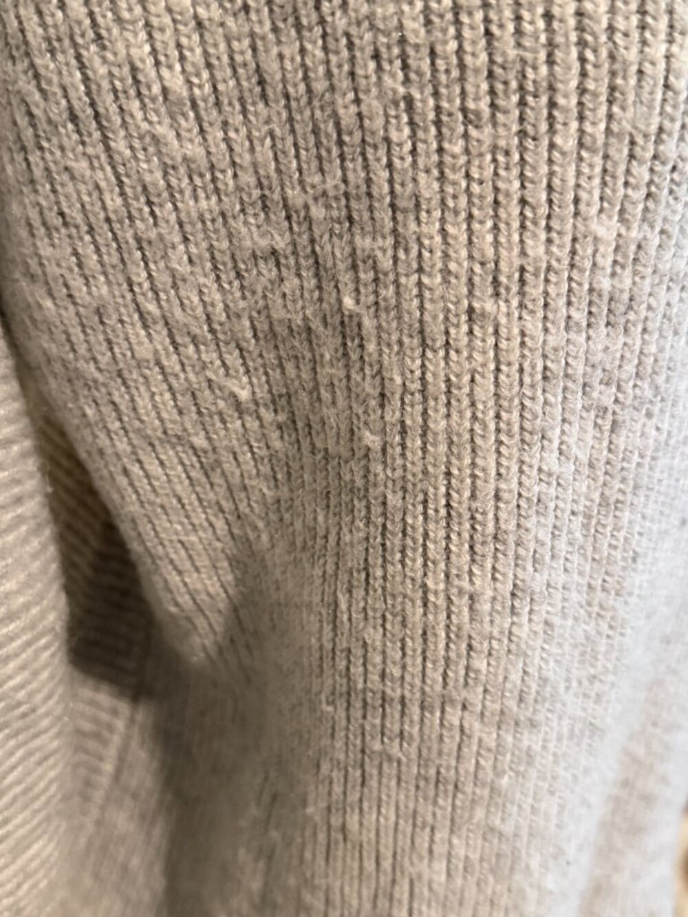 Marled by Reunited Gray Knit Cowl Turtleneck Sweater Medium - Picture 6 of 9